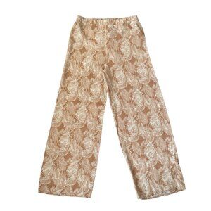 Sweet Rain apricot palazzo lounge comfy beach pull on pants women's size XL